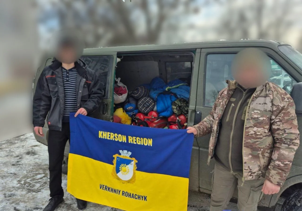 Верхньорогачицька громада Херсонщини підтримала військових новою партією допомоги