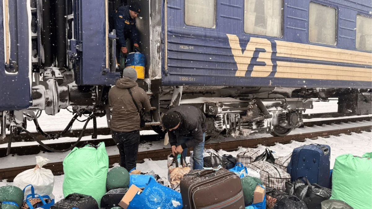 З небезпечних районів Херсонщини Укрзалізниця евакуювала 15 жителів