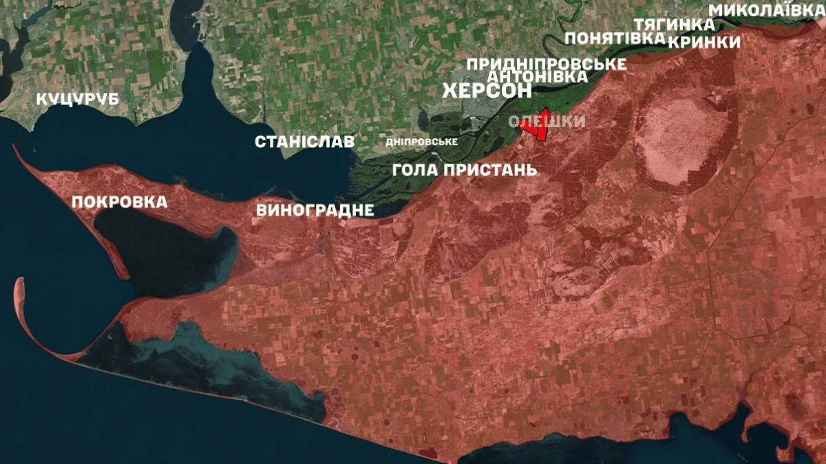 Окупанти тричі штурмували позиції ЗСУ на Придніпровському напрямку 20 лютого