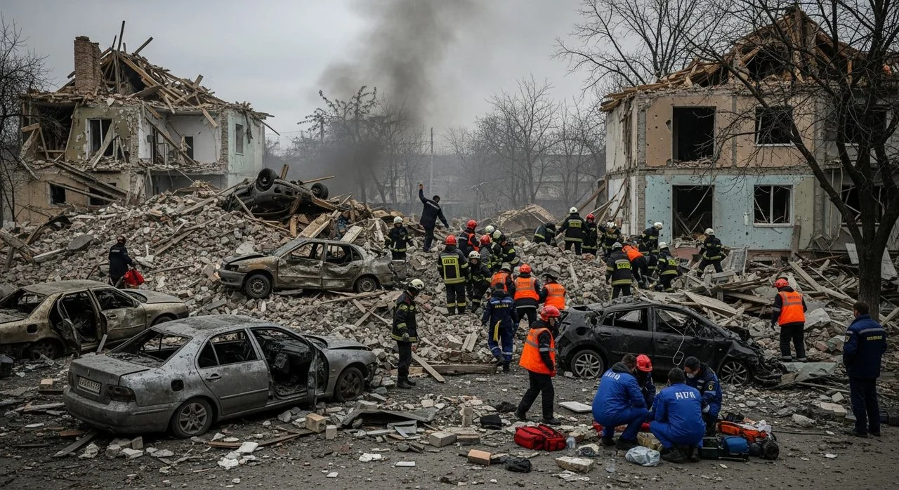Херсон під обстрілом РСЗВ: загиблий, двоє поранених та руйнування у Центральному районі