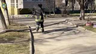 Ворог атакував гаражі в Херсоні дроном: пожежа та пошкодження