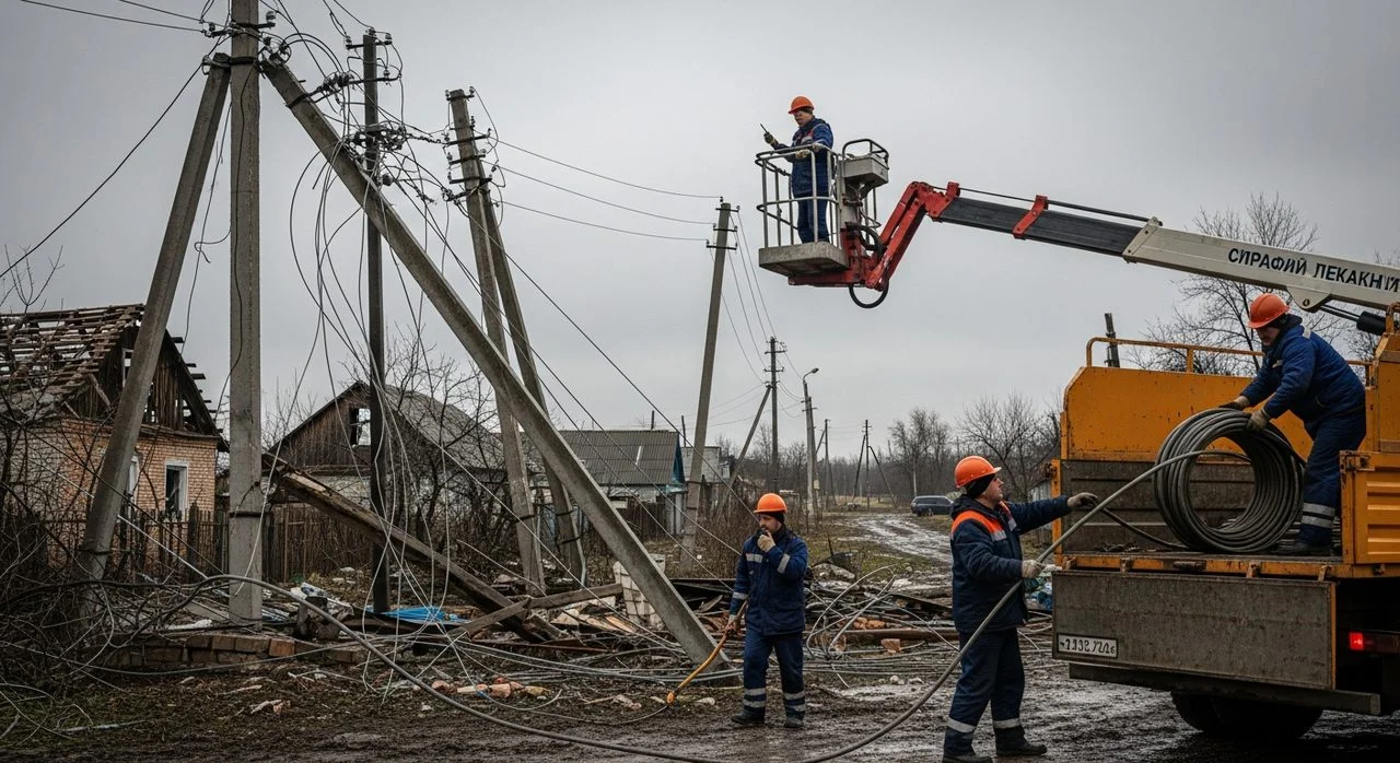Комишани тимчасово без світла та води через ворожі обстріли
