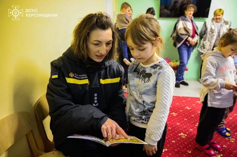 Рятувальники провели урок безпеки для дошкільнят у Херсонському районі