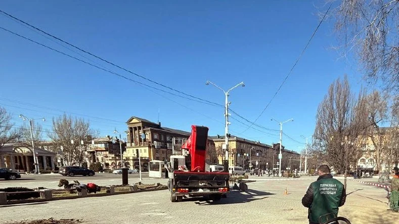 Спилювання дерев на Майдані Митців у Херсоні визнано законним