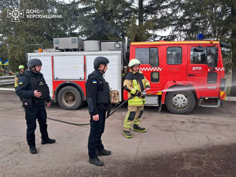 Херсонщина готується до пожежонебезпечного періоду: навчання ДСНС завершено