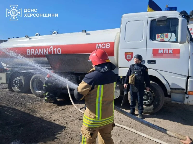 ДСНС Херсонщини посилює готовність місцевих пожежних команд до надзвичайних ситуацій