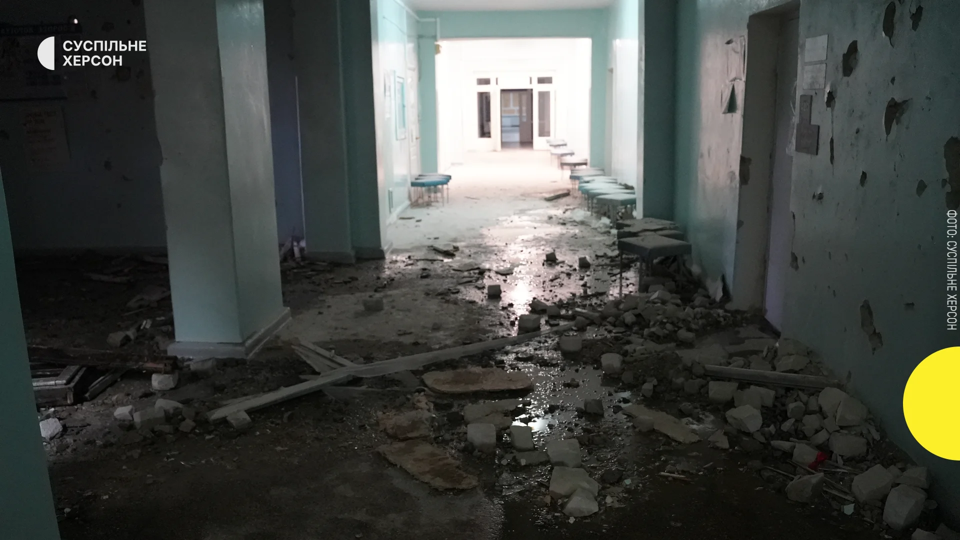 Троє херсонців зазнали поранень під час обстрілу лікарні військами РФ