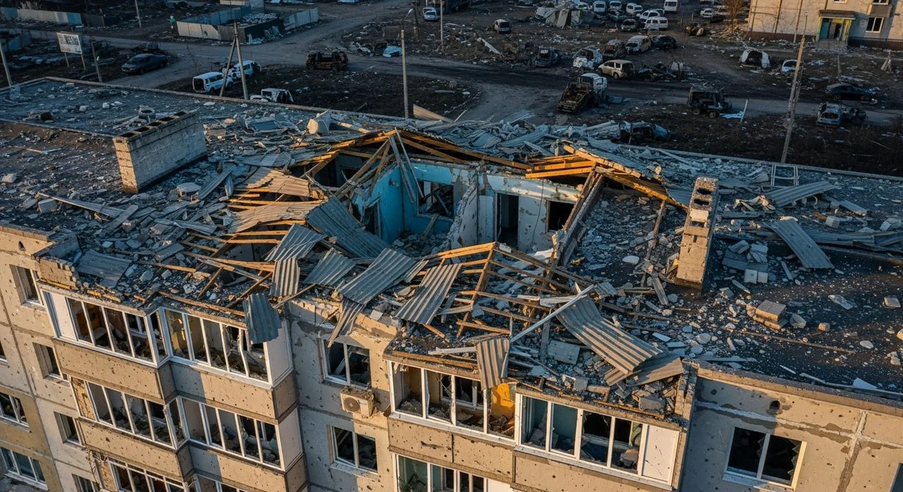 Обстріл Херсона: Російські війська вдарили по багатоповерхівці в Корабельному районі