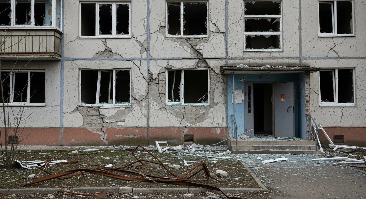 Удар по Корабельному району Херсона: поранено літнього чоловіка, пошкоджено будинок
