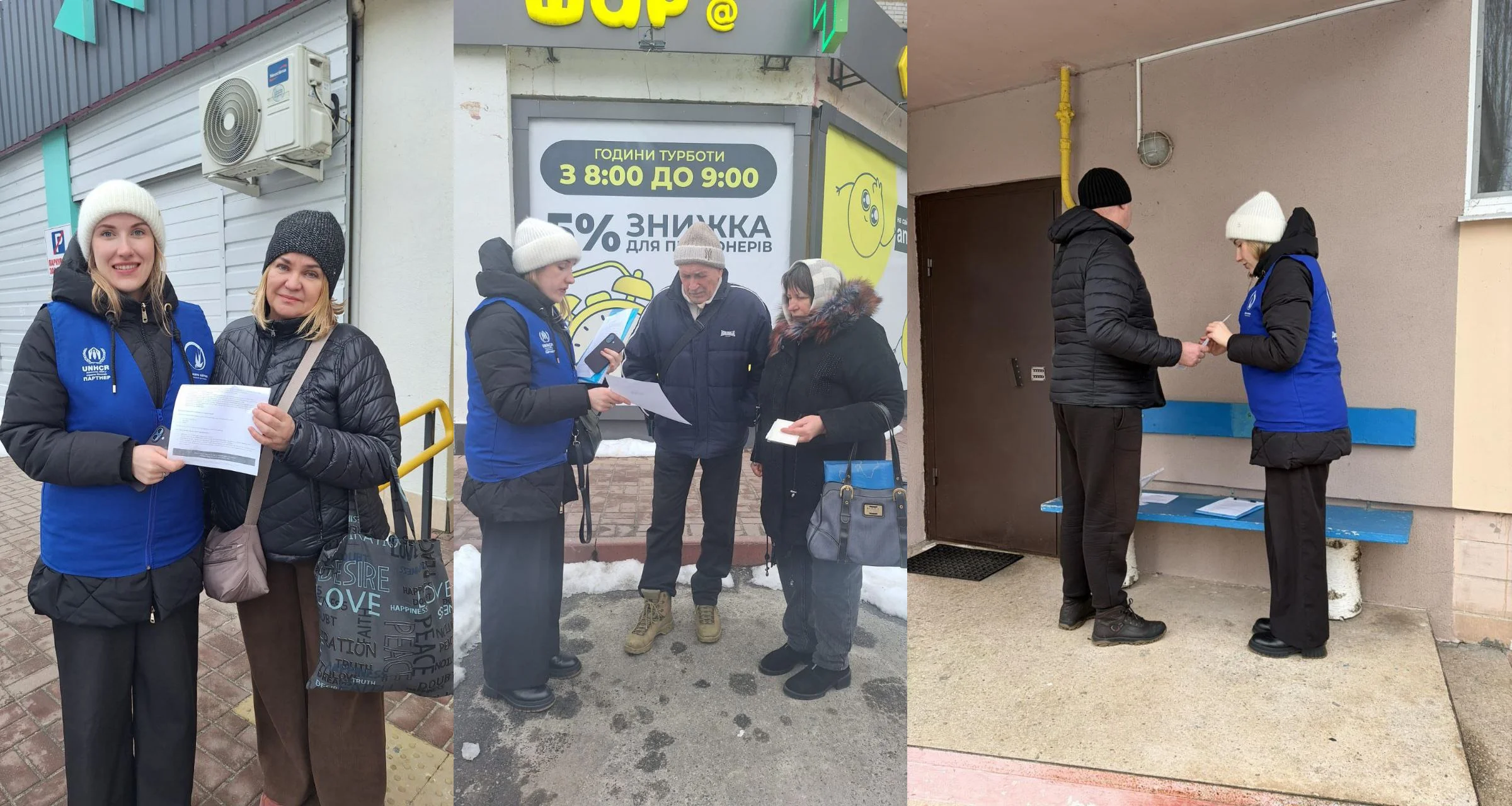 Херсонці-ВПО отримують допомогу у центрах “Вільні разом”