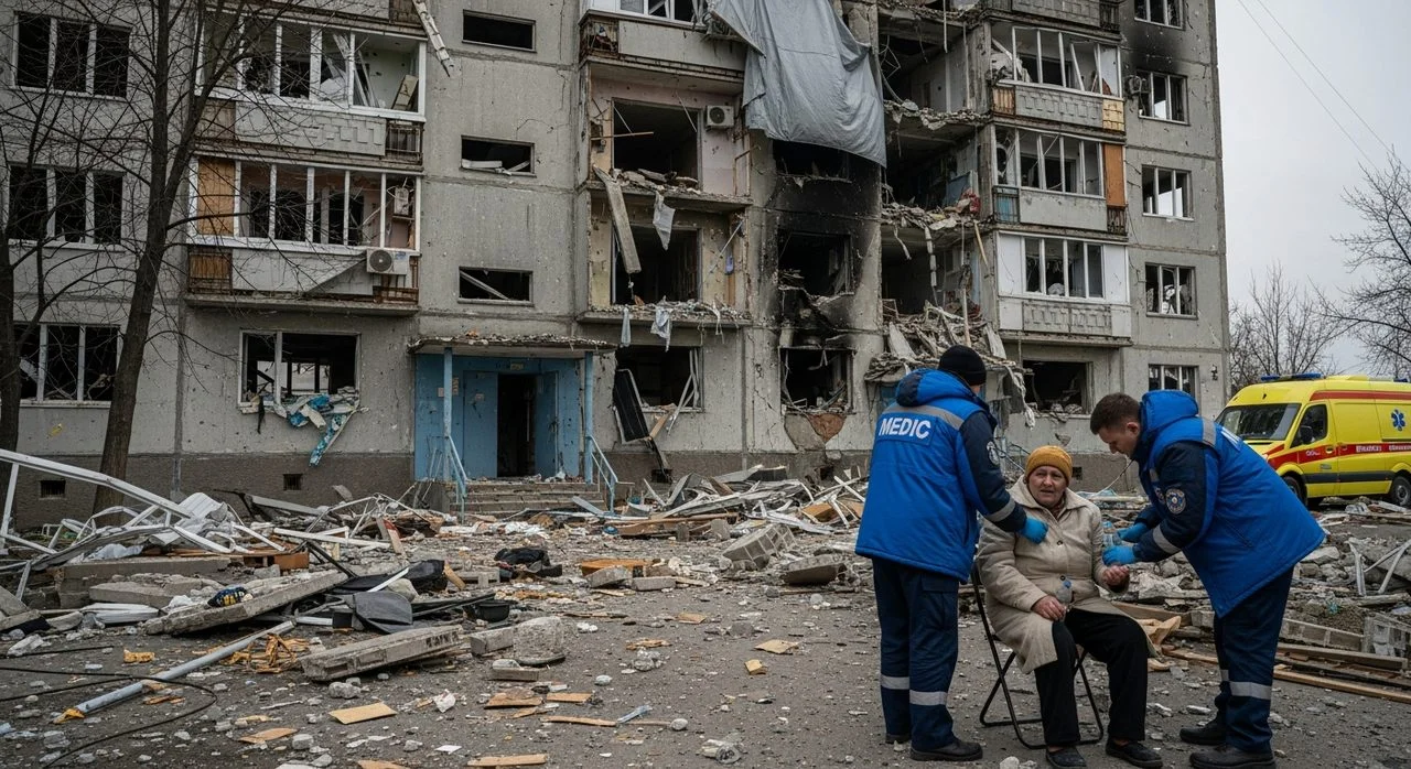 Херсон: Російські обстріли поранили двох цивільних у Корабельному районі