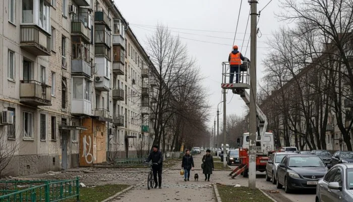 Херсон частково без світла через обстріли: роботи до 13:00