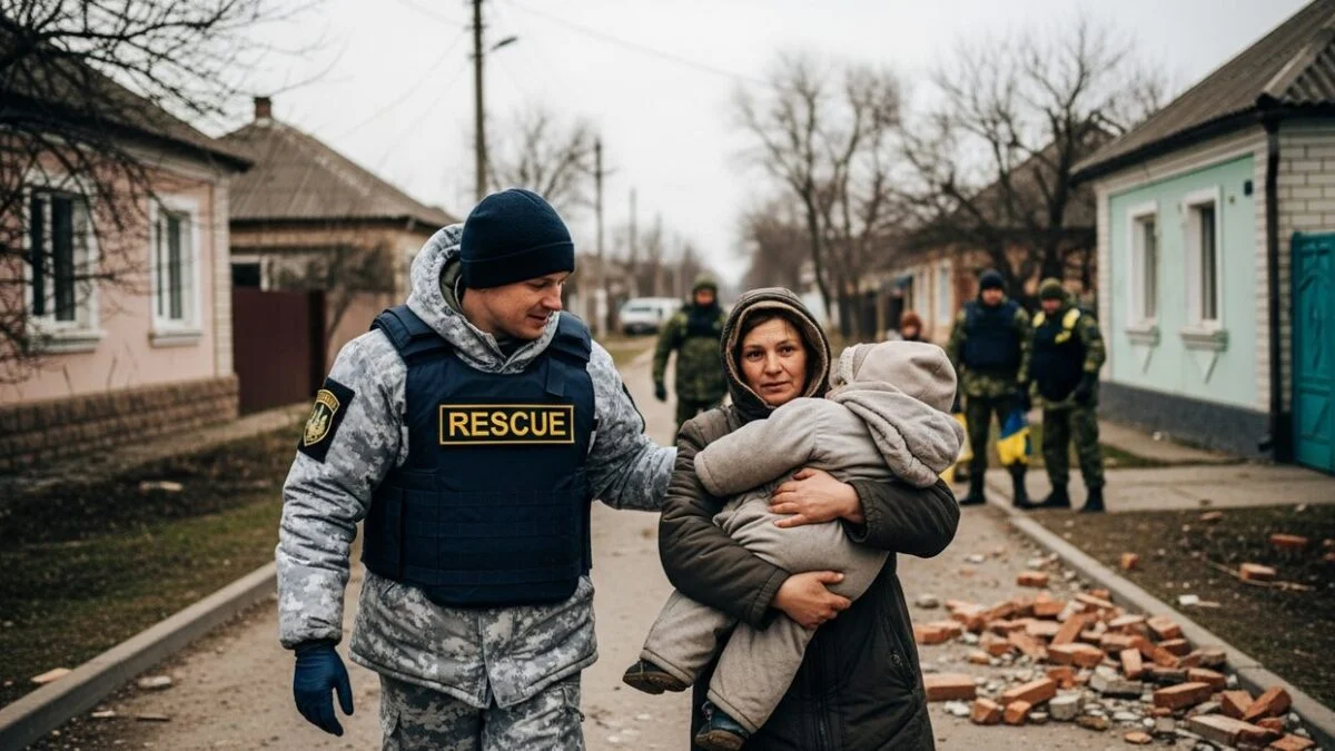 З Комишан евакуювали маму з дитиною з небезпечного району