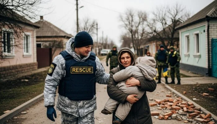 З Комишан евакуювали маму з дитиною з небезпечного району