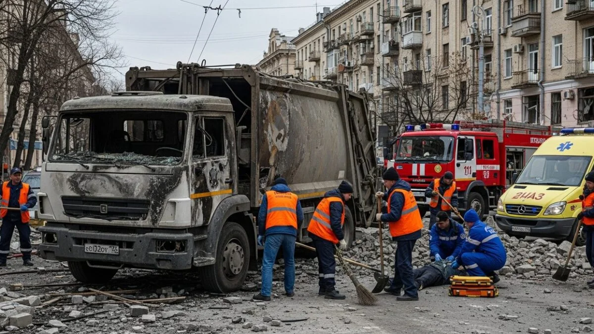 Ворог атакував сміттєвоз, водій отримав поранення