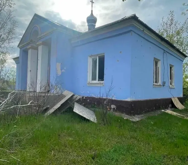 Росіяни пошкодили храм Різдва Предтечі у Золотій Балці на Херсонщині