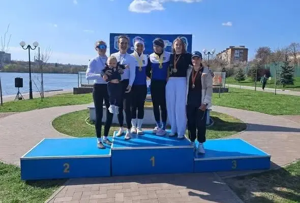 Херсонка Анна Друсінова здобула бронзу на Кубку України з веслування