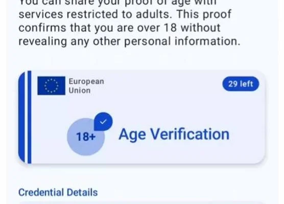 Застосунок ЄС для перевірки віку зламали за добу після презентації