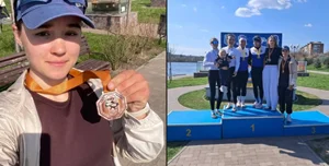 Студентка ХДУ Анна Друсінова виборола “бронзу” на Кубку України з веслування
