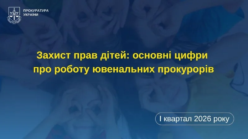 Захист прав дітей: прокурори області зафіксували 46 загиблих та 298 поранених дітей