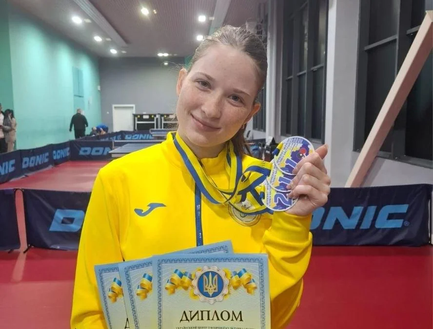 Тенісистка з Херсона Катерина Татусь здобула два «золота» на Чемпіонаті України