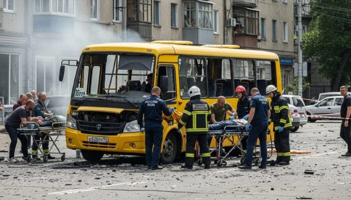 У Херсоні окупанти атакували маршрутки: 2 загиблих, 11 поранених
